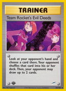 Team Rocket's Evil Deeds (103/105) [Neo Destiny 1st Edition] - Destination Retro