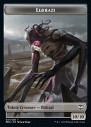 Eldrazi // Human Soldier Double-sided Token [Streets of New Capenna Commander Tokens] - Destination Retro