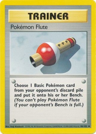 Pokemon Flute (86/102) [Base Set Unlimited] - Destination Retro