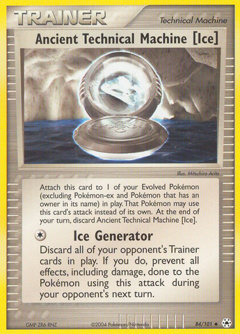 Ancient Technical Machine [Ice] (84/101) [EX: Hidden Legends] - Destination Retro