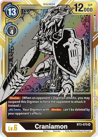 Craniamon [BT3-075] (Alternate Art) [Release Special Booster Ver.1.5] - Destination Retro