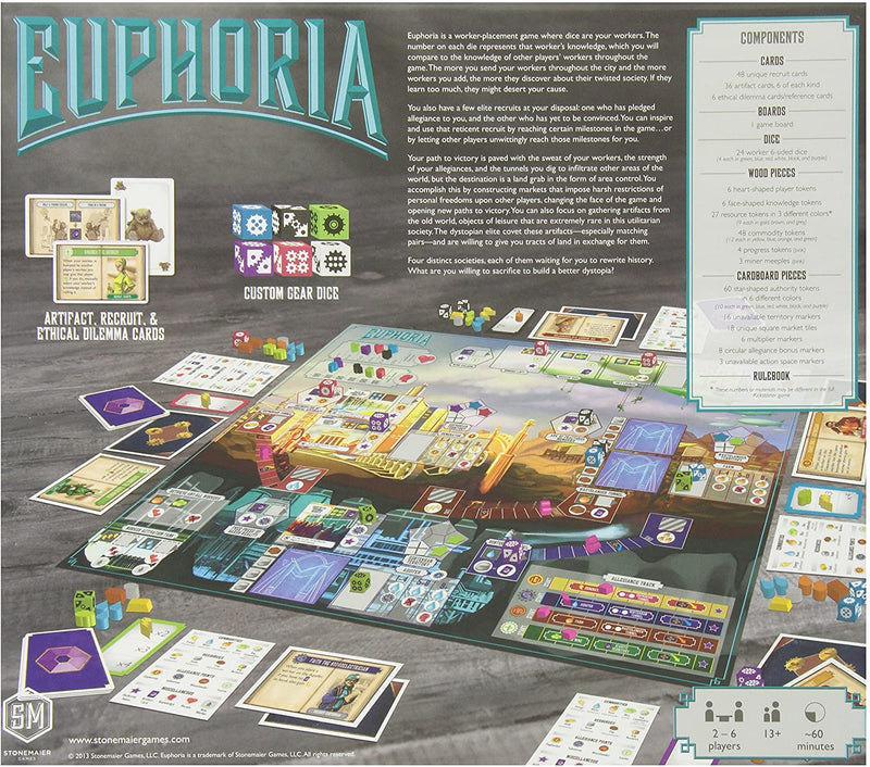 Stonemaier Games Euphoria: Build a Better Dystopia - Destination Retro