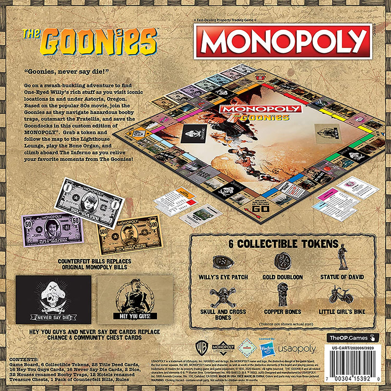 The Goonies Monopoly - Destination Retro