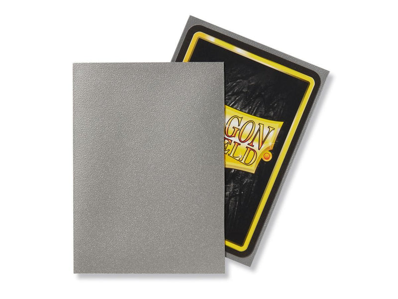 Dragon Shield Matte Sleeve - Silver ‘Caelum’ 100ct - Destination Retro