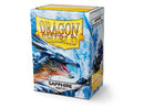 Dragon Shield Matte Sleeve - Sapphire ‘Roiin & Royenna’ 100ct - Destination Retro