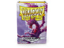 Dragon Shield Matte Sleeve - Clear Purple ‘Racan’ 100ct - Destination Retro