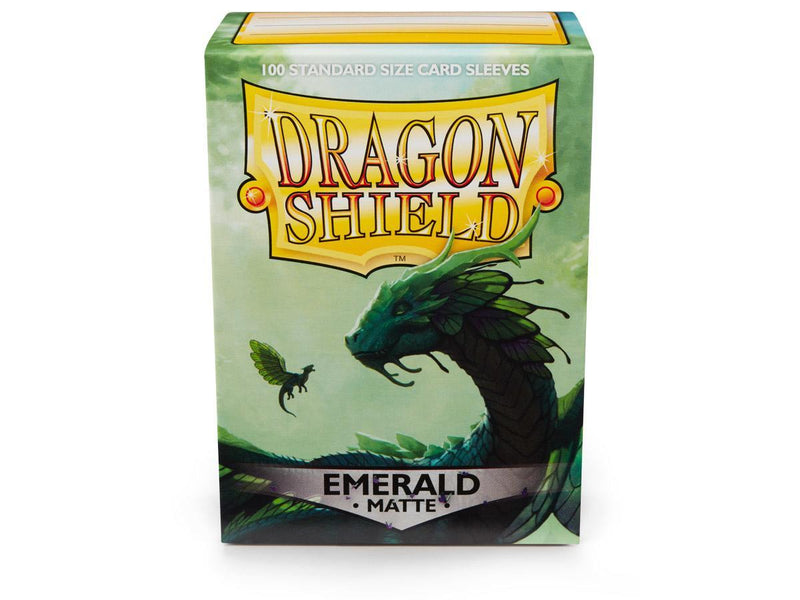 Dragon Shield Matte Sleeve - Emerald ‘Rayalda’ 100ct - Destination Retro