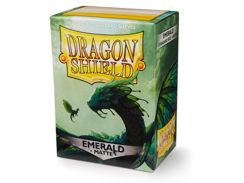 Dragon Shield Matte Sleeve - Emerald ‘Rayalda’ 100ct - Destination Retro