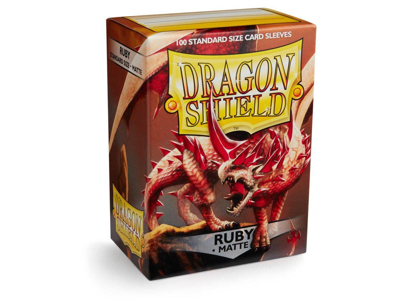 Dragon Shield Matte Sleeve - Ruby ‘Rubis’ 100ct - Destination Retro