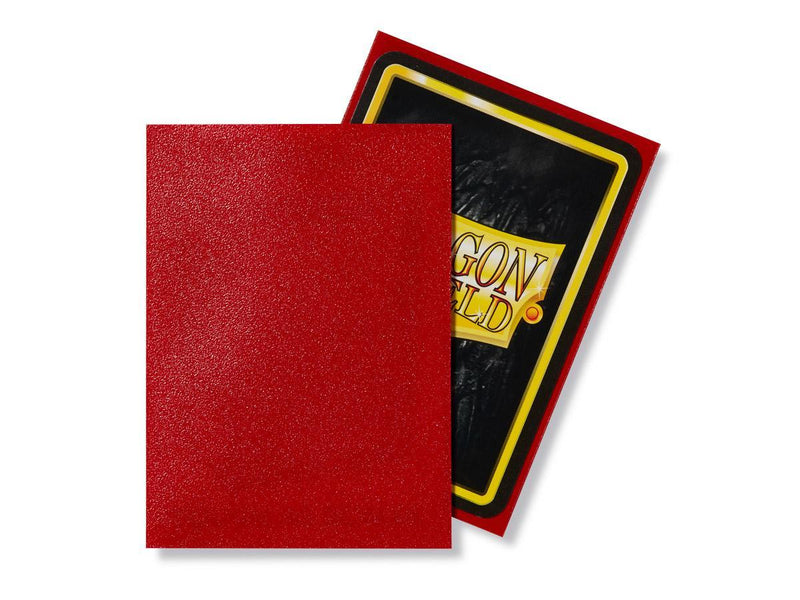 Dragon Shield Matte Sleeve - Ruby ‘Rubis’ 100ct - Destination Retro