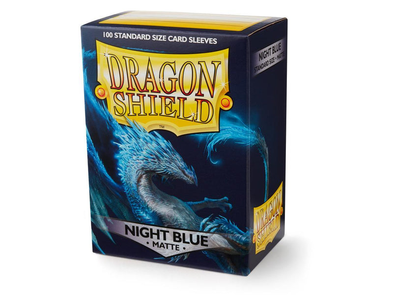 Dragon Shield Matte Sleeve - Night Blue ‘Botan’ 100ct - Destination Retro