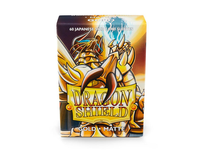 Dragon Shield Matte Sleeve - Gold ‘Pontifex’ 60ct - Destination Retro