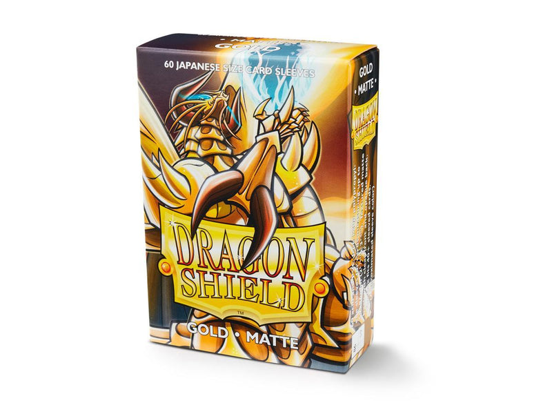 Dragon Shield Matte Sleeve - Gold ‘Pontifex’ 60ct - Destination Retro
