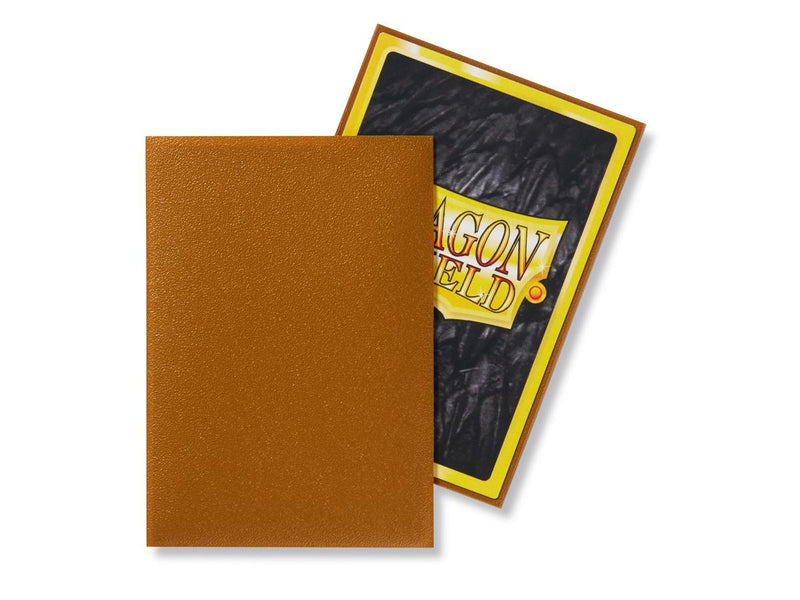 Dragon Shield Matte Sleeve - Gold ‘Pontifex’ 60ct - Destination Retro