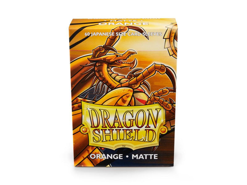 Dragon Shield Matte Sleeve - Orange ‘Kurang’ 60ct - Destination Retro
