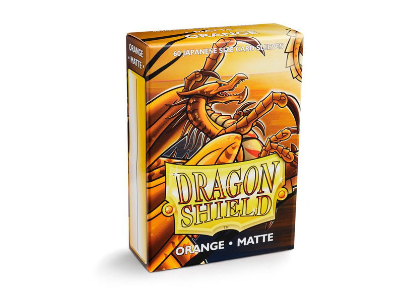 Dragon Shield Matte Sleeve - Orange ‘Kurang’ 60ct - Destination Retro