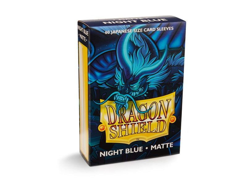 Dragon Shield Matte Sleeve - Night Blue ‘Delphion’ 60ct - Destination Retro