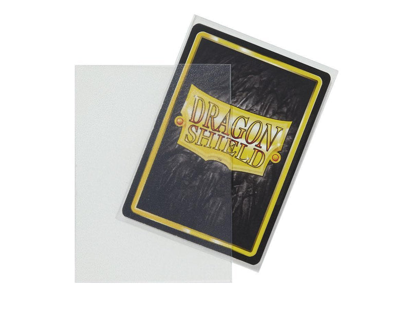 Dragon Shield Non-Glare Sleeve - Clear ‘Mantem’ 100ct - Destination Retro