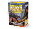 Dragon Shield Non-Glare Sleeve - Black ‘Amina’ 100ct - Destination Retro