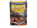 Dragon Shield Non-Glare Sleeve - Black ‘Amina’ 100ct - Destination Retro