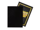 Dragon Shield Non-Glare Sleeve - Black ‘Amina’ 100ct - Destination Retro