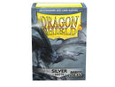 Dragon Shield Non-Glare Sleeve - Silver ‘Argentia’ 100ct - Destination Retro