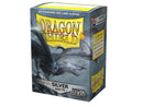 Dragon Shield Non-Glare Sleeve - Silver ‘Argentia’ 100ct - Destination Retro