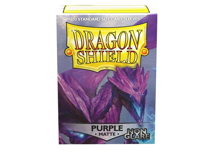 Dragon Shield Non-Glare Sleeve - Purple ‘Amifist’ 100ct - Destination Retro