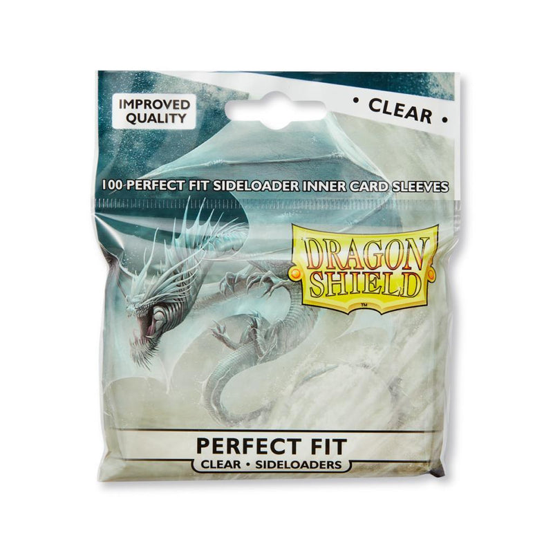 Dragon Shield Perfect Fit Sleeve - Clear ‘Naluapo’ 100ct - Destination Retro