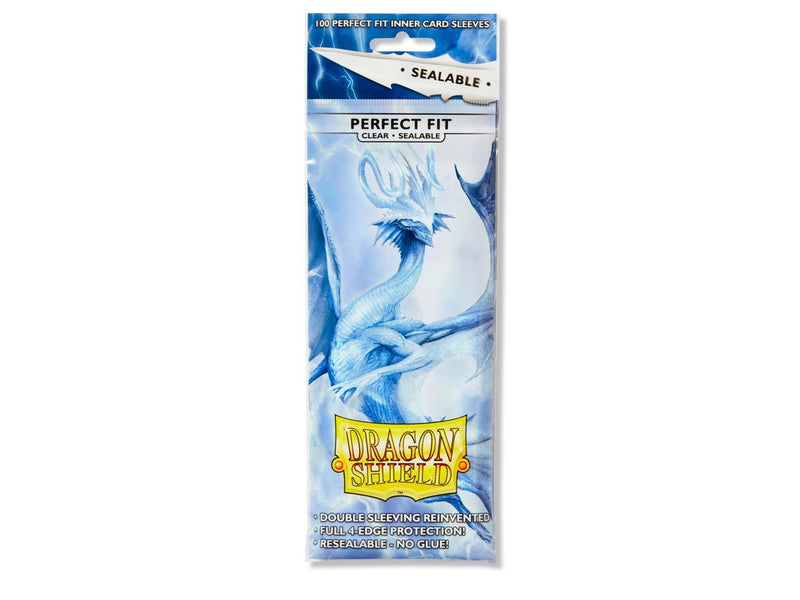 Dragon Shield Perfect Fit Sleeve - Clear ‘Thindra’ 100ct - Destination Retro
