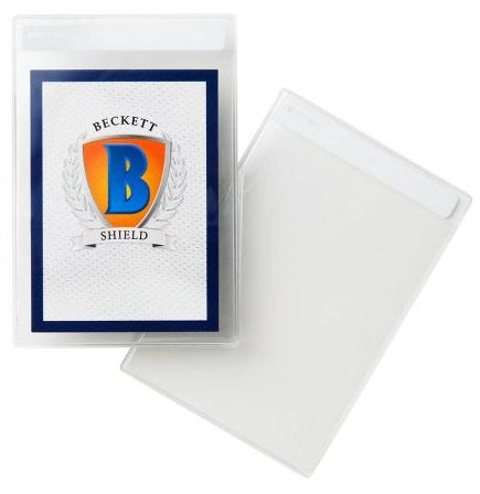 Beckett Shield Semi-Rigid Sleeves: Standard Card Size (50) (comparable to card savers) - Destination Retro