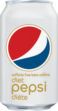 Diet Pepsi Soda Can Caffeine-Free - Destination Retro