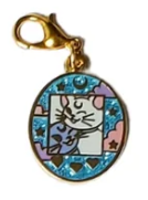 NightK - Kitties Tamagotchi -  Enamel Charm - Destination Retro