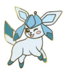 NightK - Ice Fox -  Enamel Charm - Destination Retro