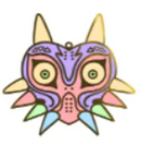 NightK - Mask Pastel -  Enamel Charm - Destination Retro