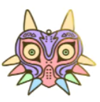 NightK - Mask Pastel -  Enamel Charm - Destination Retro