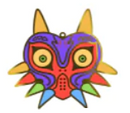 NightK - Mask -  Enamel Phone Charm - Destination Retro