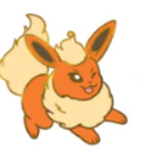 NightK - Fire Fox -  Enamel Charm - Destination Retro