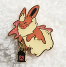 NightK - Fire Fox Relaxing -  Hard Enamel Pin - Destination Retro