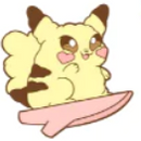 NightK - Surfachu -  Enamel Charm - Destination Retro