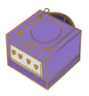 NightK - GameC - Purple -  Enamel Charm - Destination Retro