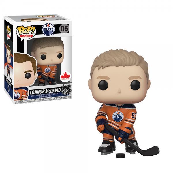 Connor McDavid (Orange Jersey) (Edmonton Oilers) (Pop! Hockey) - Destination Retro