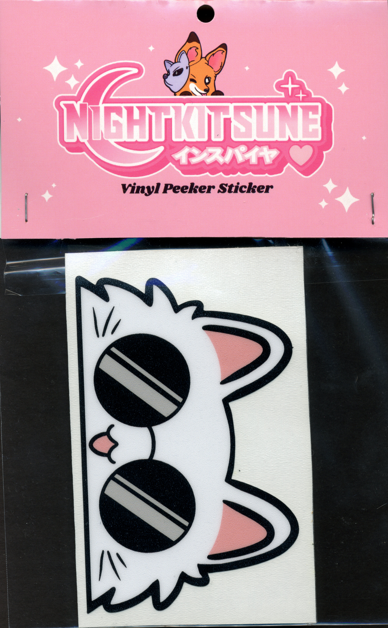 NightK - Cool Shades -  Peeker Sticker - Destination Retro