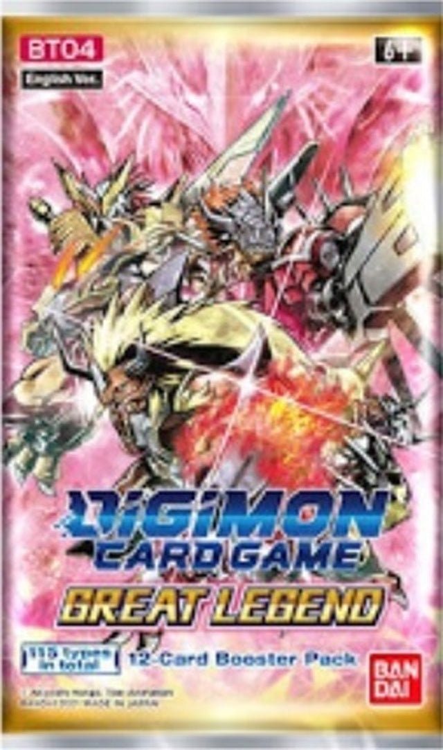 DIGIMON CARD GAME - GREAT LEGEND - BOOSTER PACK - Destination Retro