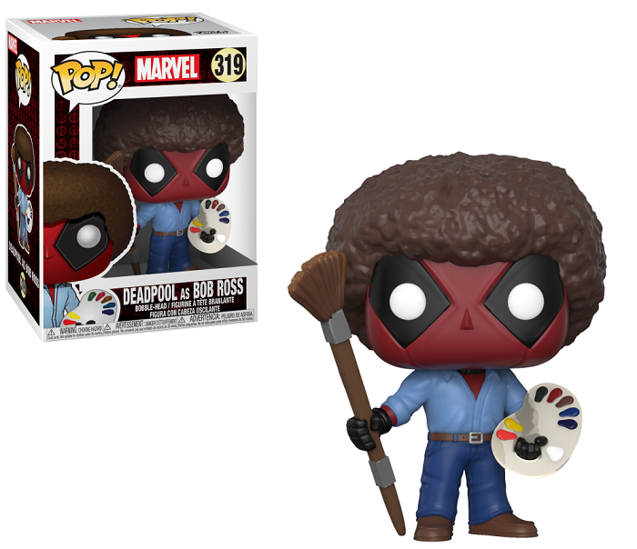 Deadpool as Bob Ross (Marvel) - Destination Retro