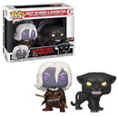 Drizzt Do'Urden & Guenhwyvar (Dungeons & Dragons) EB Games Sticker - Destination Retro