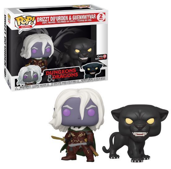 Drizzt Do'Urden & Guenhwyvar (Dungeons & Dragons) EB Games Sticker - Destination Retro