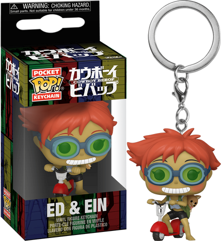 Ed & Ein (Scooter) (Cowboy Bebop) (Pocket Pop! Keychain) - Destination Retro
