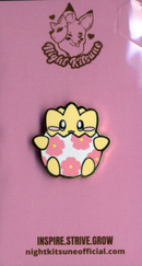 NightK - Egg BB Pink -  Hard Enamel Pin - Destination Retro