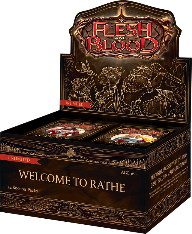 FLESH AND BLOOD  - WELCOME TO RATHE - UNLIMITED BOOSTER BOX - Destination Retro